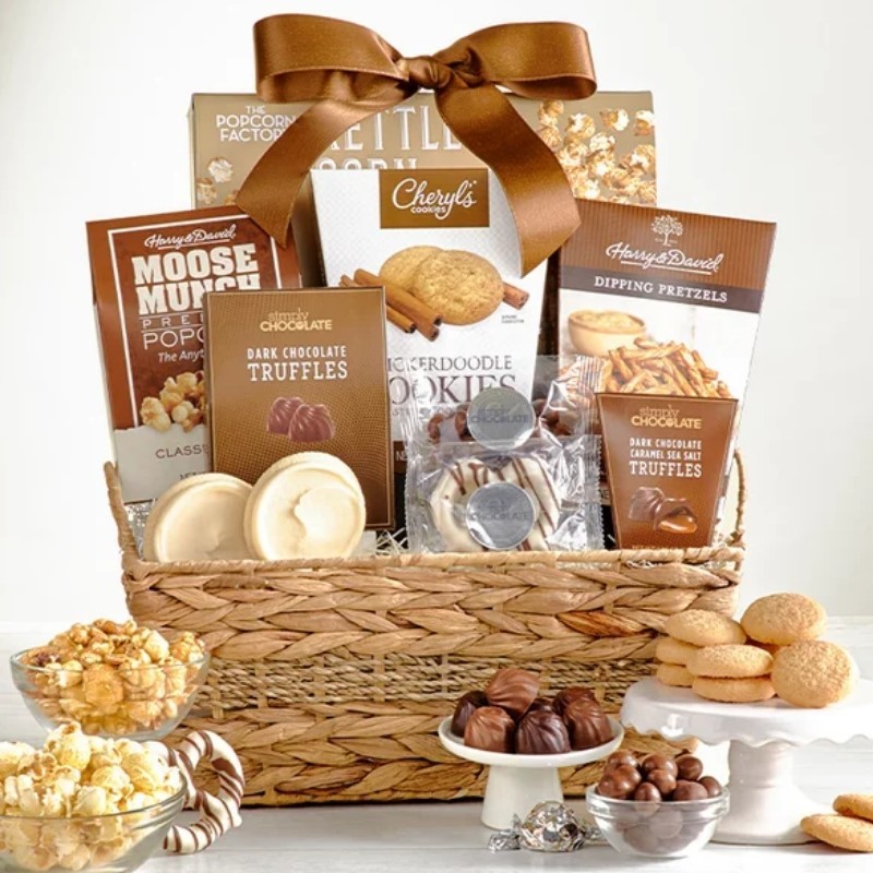 Premier Favorites Sweets & Treats Gift Basket - BlinkSwag Gifting