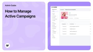 How to Manage Active Campaigns - BlinkSwag