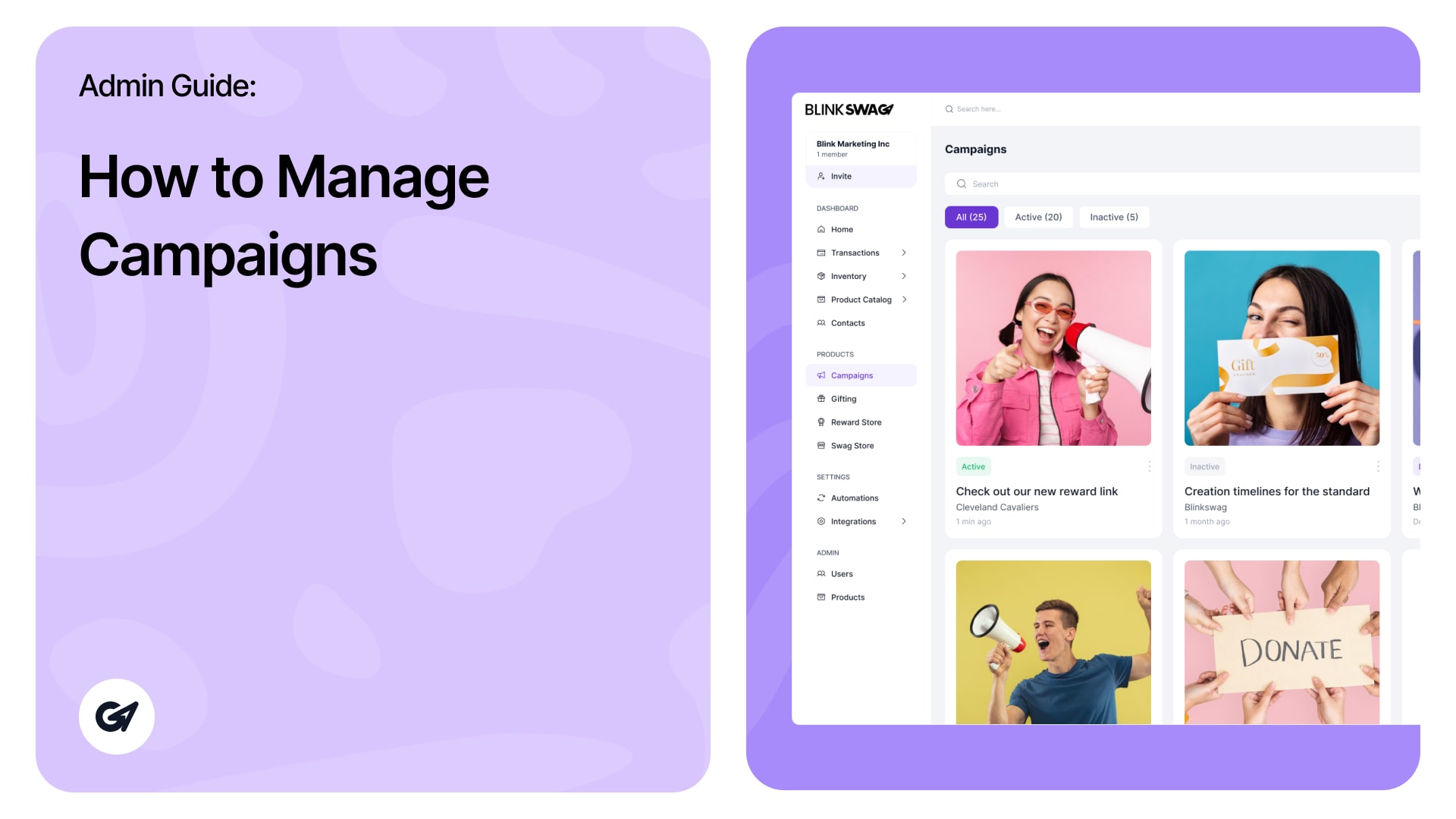 How to Manage Campaigns | BlinkSwag Admin Guide