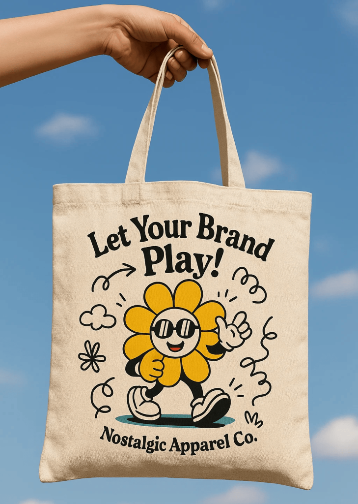 Custom Cartoon Printed Tote Bag