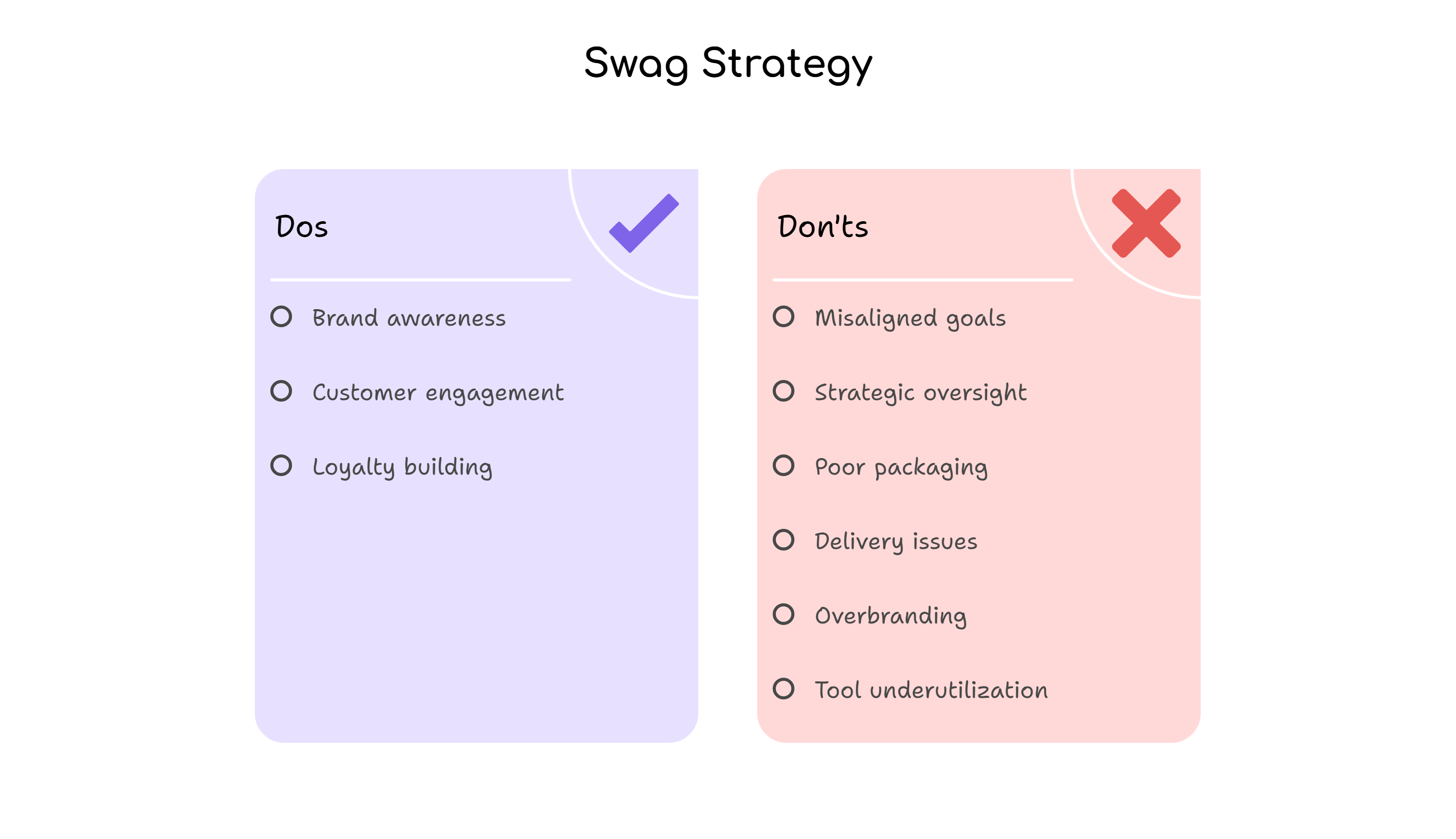 Common Mistakes Marketers Make When Designing Swag - BlinkSwag