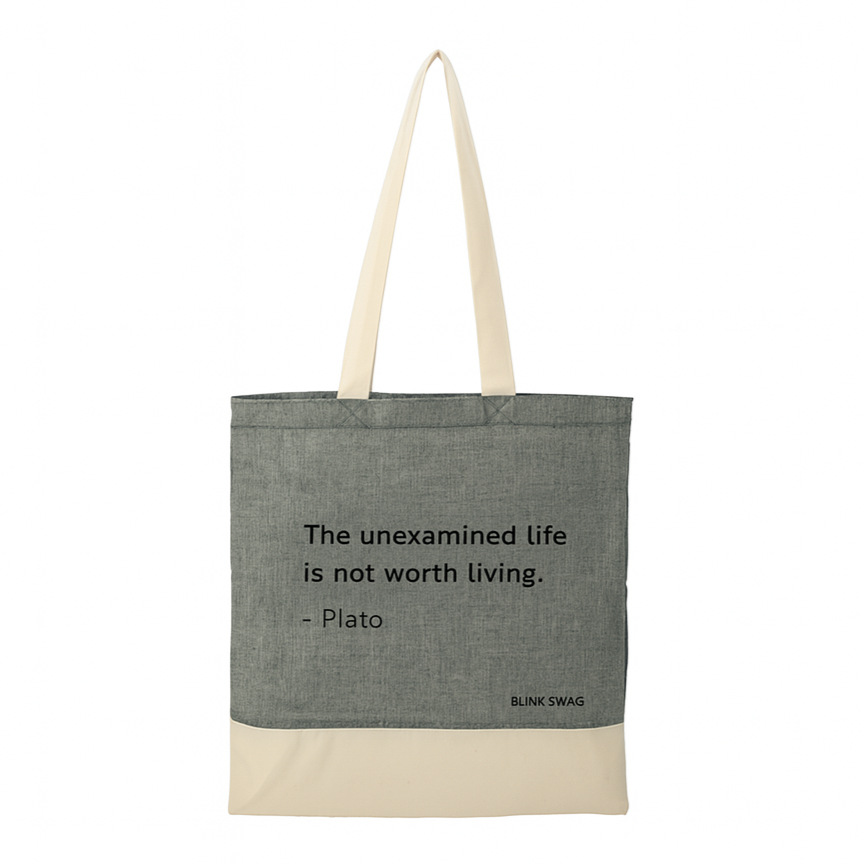 literary quoted Tote bag