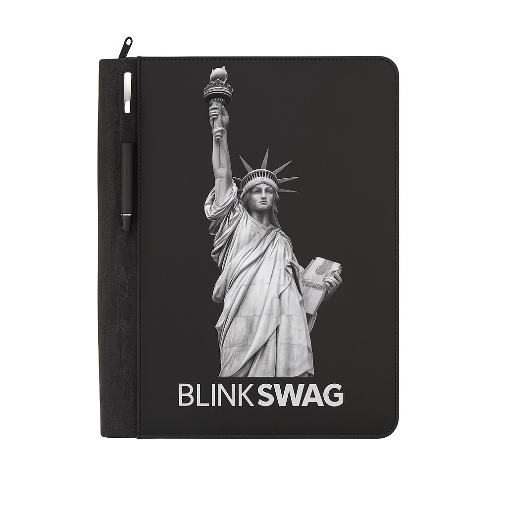 notebook with local landmark