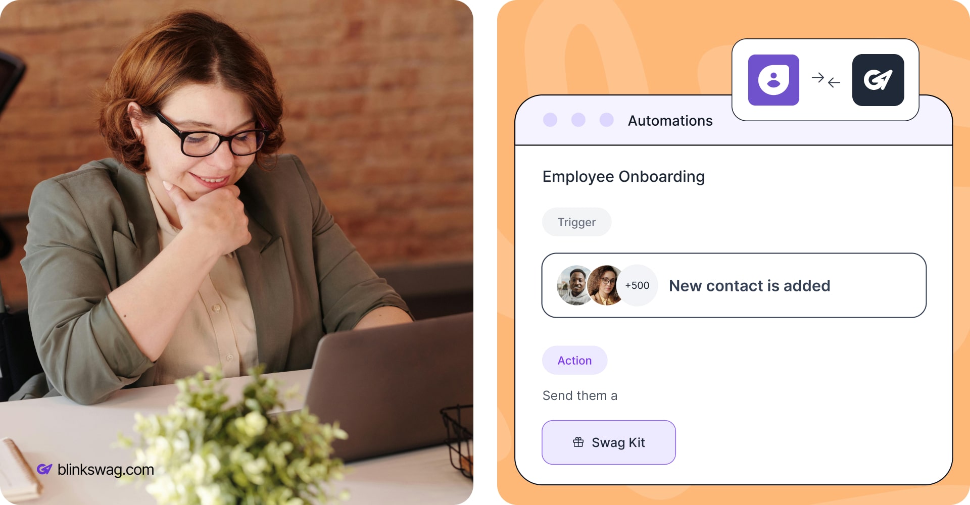 BlinkSwag: The New Hire Kit Platform