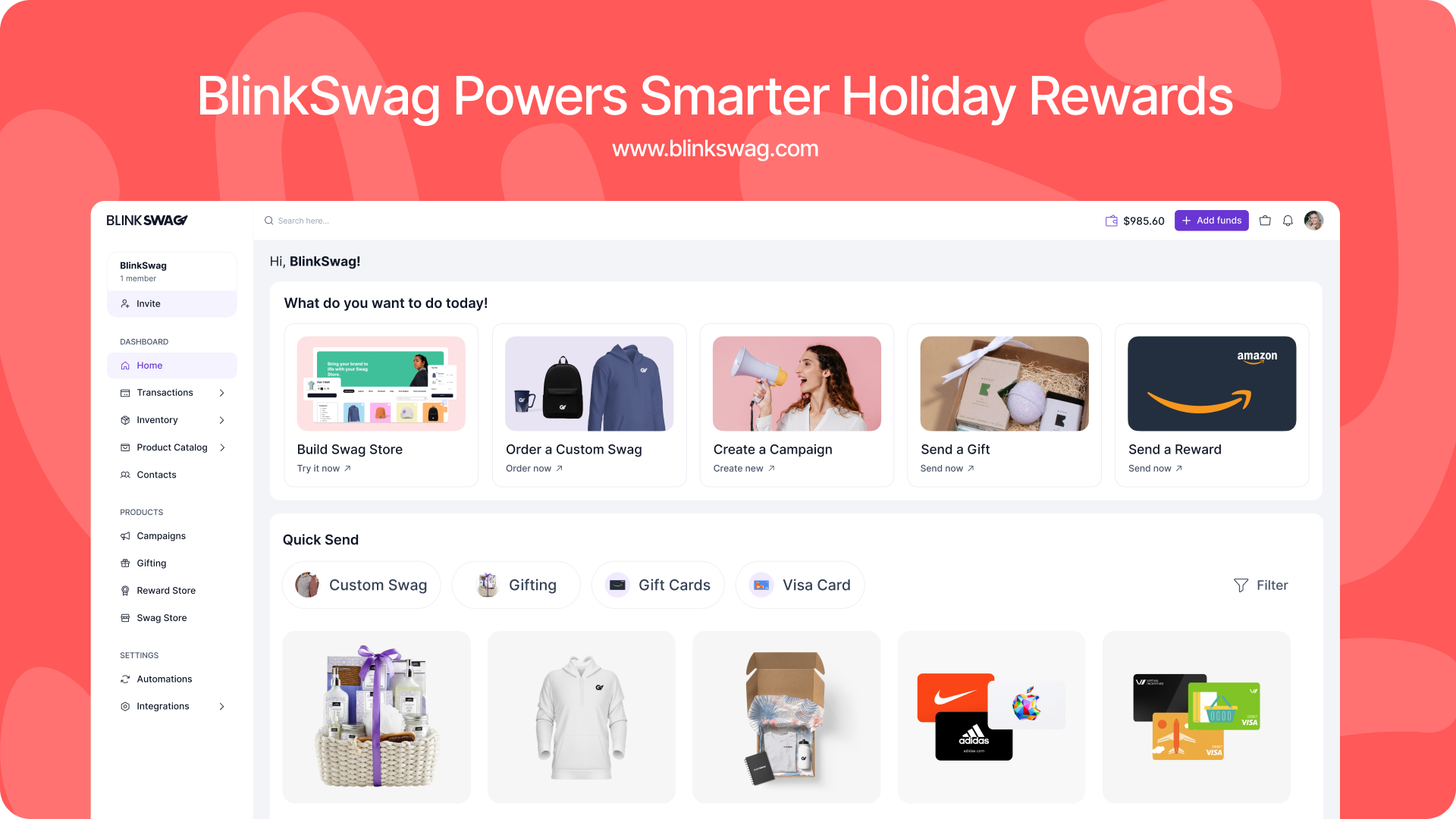 BlinkSwag Powers Smarter Holiday Rewards