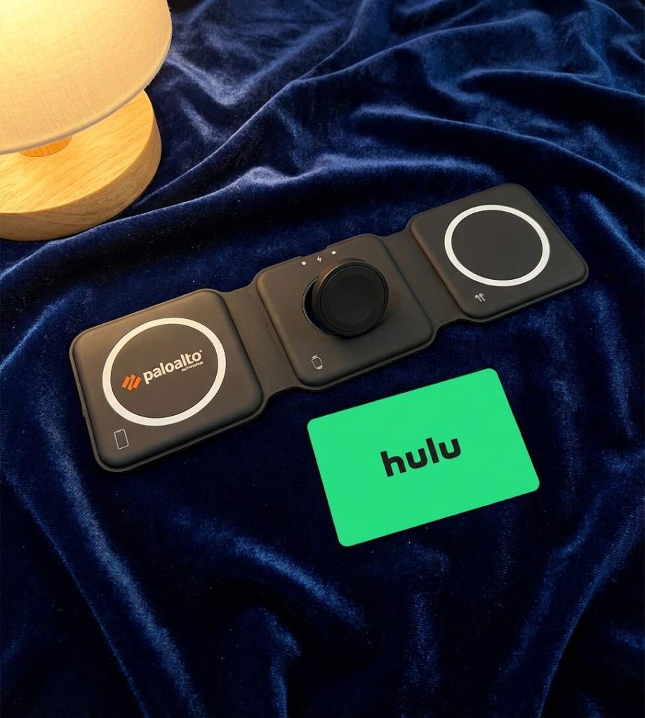 Wireless Charger with Hulu Gift Card