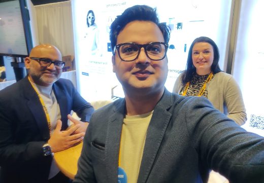 BlinkSwag Team (Abhi. Alee, and Darlene) at SHRM24