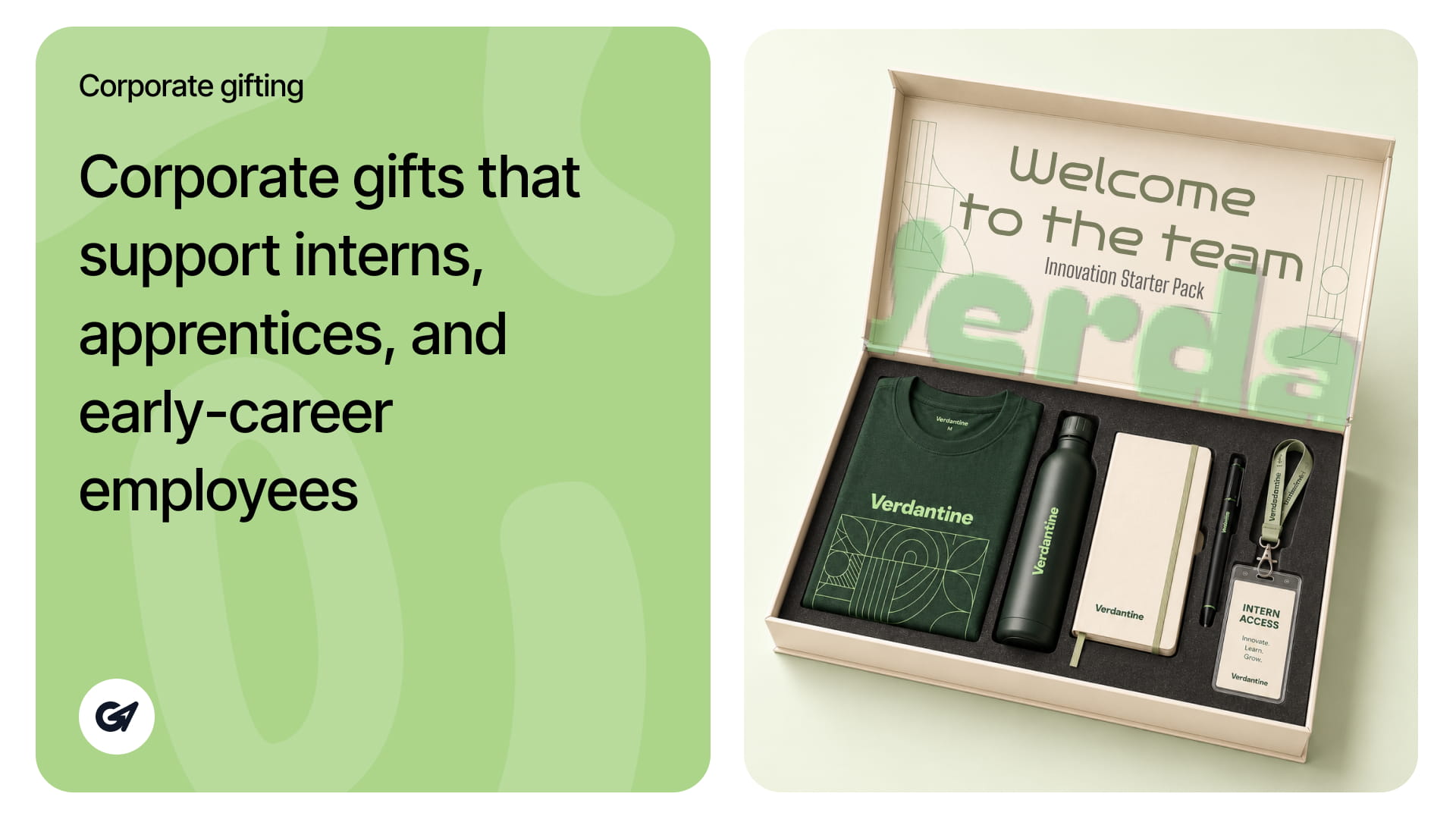Corporate gifts for interns, apprentices, and early-career employees